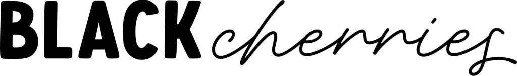 Black Cherries - Logo pour menu